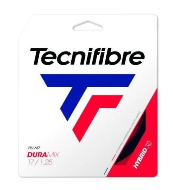 Tecnifibre Duramix Siyah 17/1.25 Tekli Kordaj 02GDU125XB ürün görseli 1