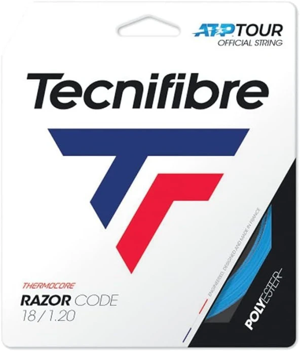 Tecnifibre Razor Code Mavi 18/1.20 Tekli Kordaj 04GRA120XU