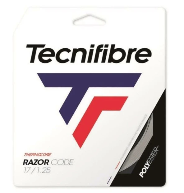 Tecnifibre Razor Code Beyaz 17/1.25 Tekli Kordaj 04GRA125XW