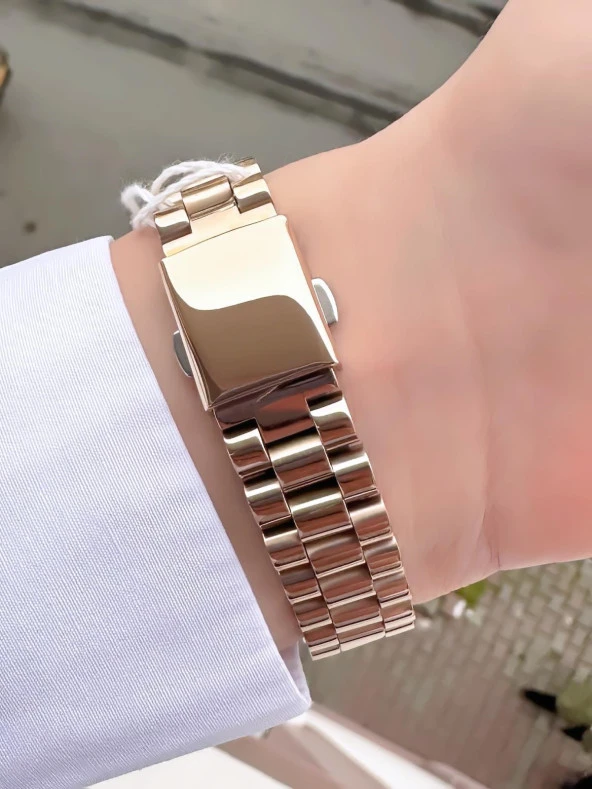 Ferrucci Takvimli Kadın Metal Kordon Kol Saati - Resim 3