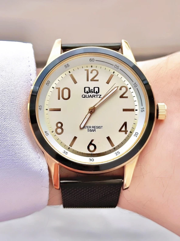 Q&Q Erkek Hasır Kordon Kol Saati - 2