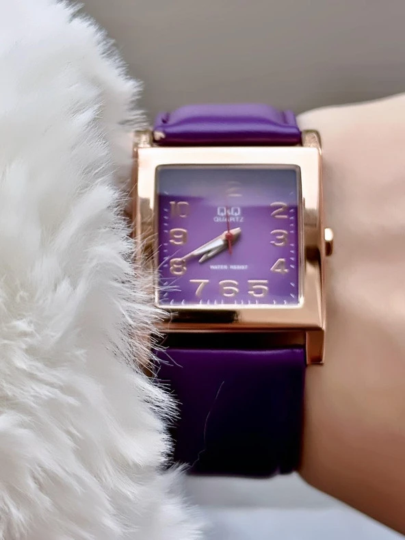 Q&Q Vintage Kadın Deri Kordon Kol Saati - 2