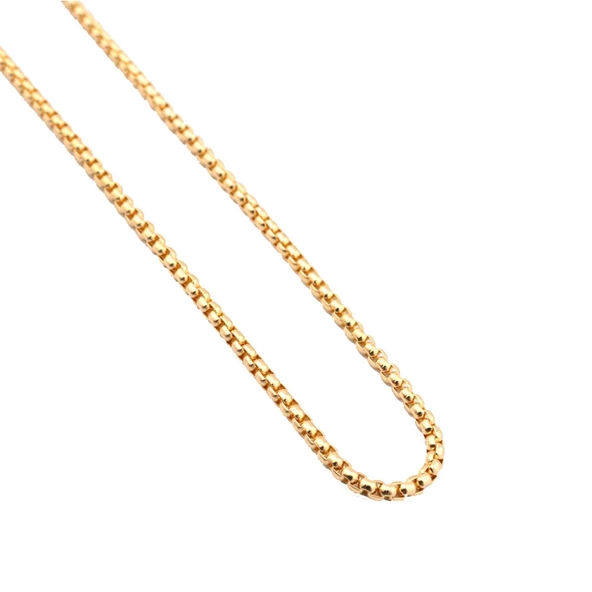 Pigado 316L Paslanmaz Çelik Zincir Erkek Kolye - 7