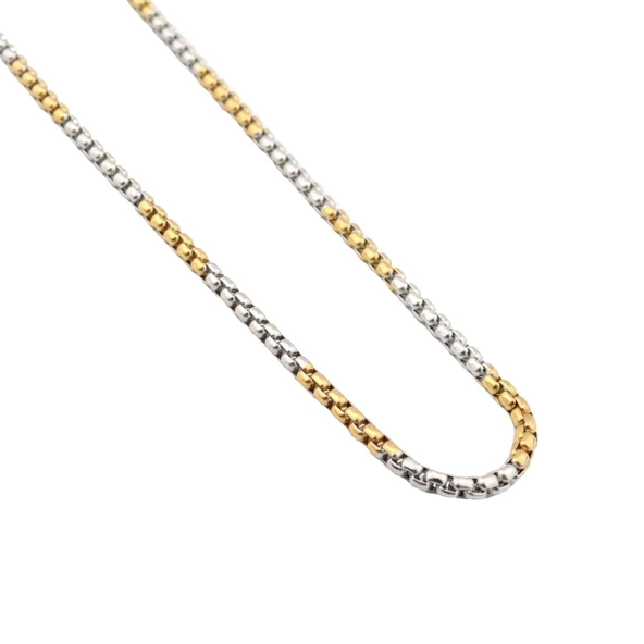 Pigado 316L Paslanmaz Çelik Zincir Erkek Kolye - 10