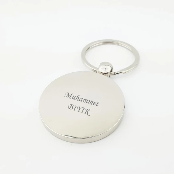 Kişiye Özel 50 Yıllık Takvim Gösteren Anahtarlık Yılbaşı Hediyesi - 3