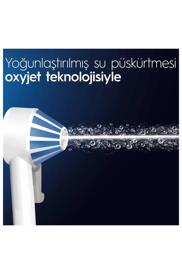 Oral-B Aquacare 4 Oxyjet Yedek Başlıklı Şarjlı Ağız Duşu - 3