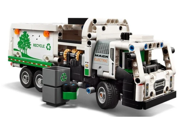 Lego Technic Mack LR Electric Çöp Kamyonu 42167 Lisanslı Ürün - Resim 3