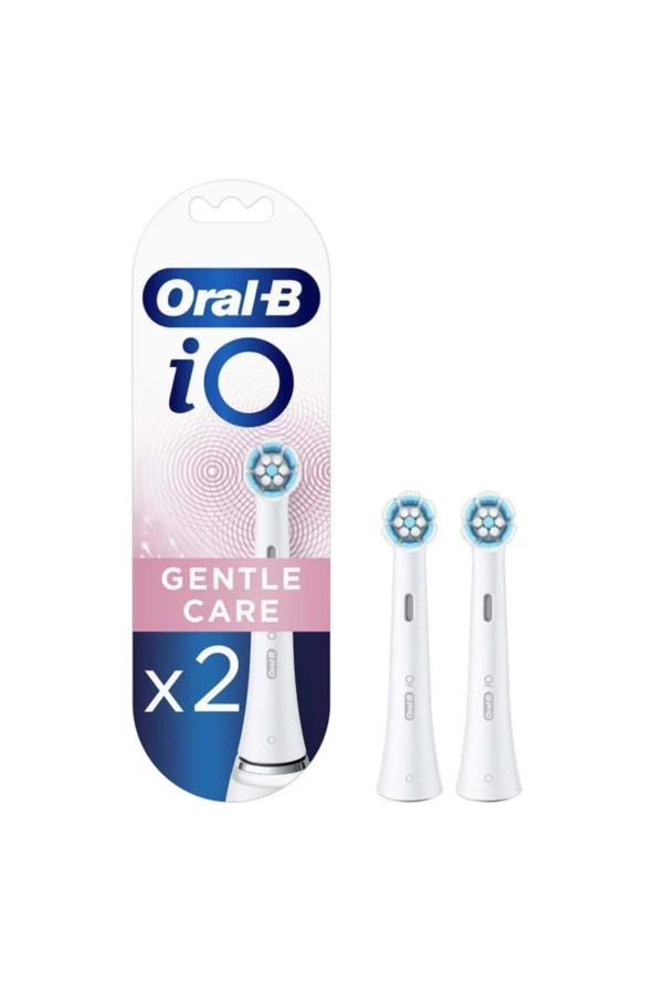 Oral-B iO Gentle Care Beyaz Diş Fırçası Yedek Başlığı 2'li