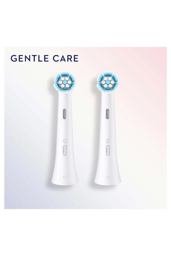 Oral-B iO Gentle Care Beyaz Diş Fırçası Yedek Başlığı 2'li - 2