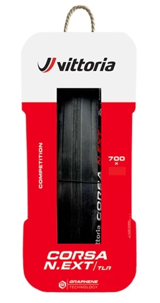 VITTORIA Lastik Corsa N.EXT 28 | 700 x 26C Grafen 2.0 11A00393 - Siyah