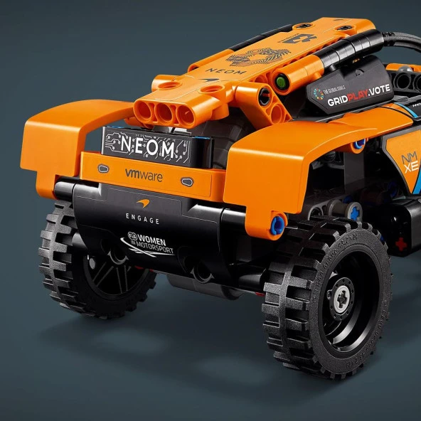 Lego Neon Mc Laren E Race Car 42166 Lisanslı Ürün - Resim 4