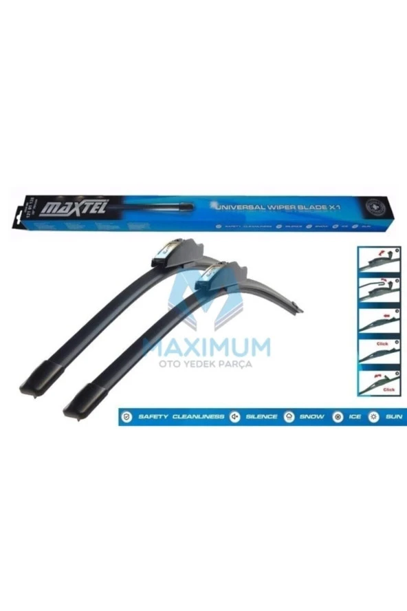 Maxtel  12101018 Unıversal Sılecek Supurgesı Muz 450mm 18 91018 Inw018005