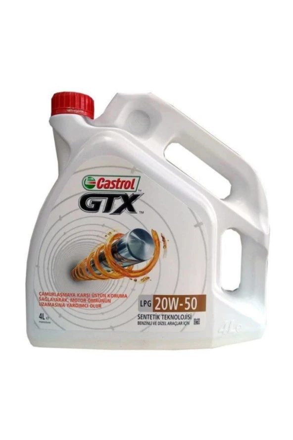 CASTROL  Gtx 20w-50 Lpg 4 lt.