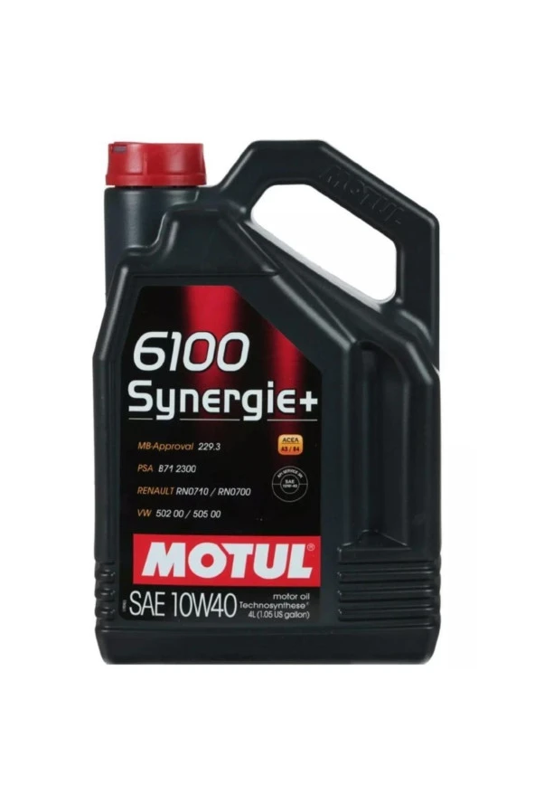 Motul  6100 Synergie Sae 10w-40 Motor Yağı 4 l