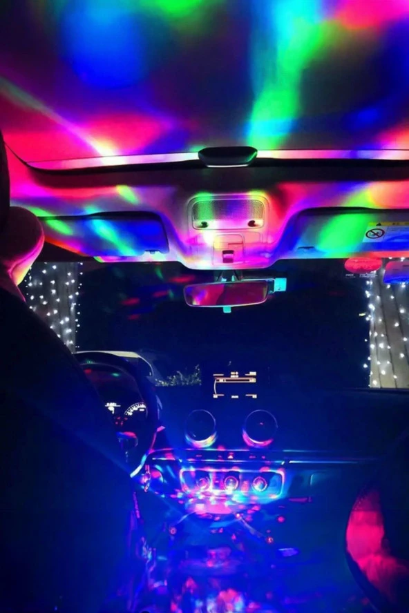 Sese Duyarlı Usb Rgb Ledli Disco Topu Disko Topu 5w - 2