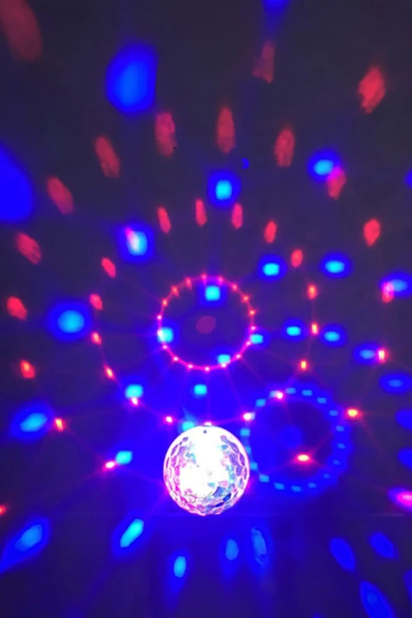 Sese Duyarlı Usb Rgb Ledli Disco Topu Disko Topu 5w - 4