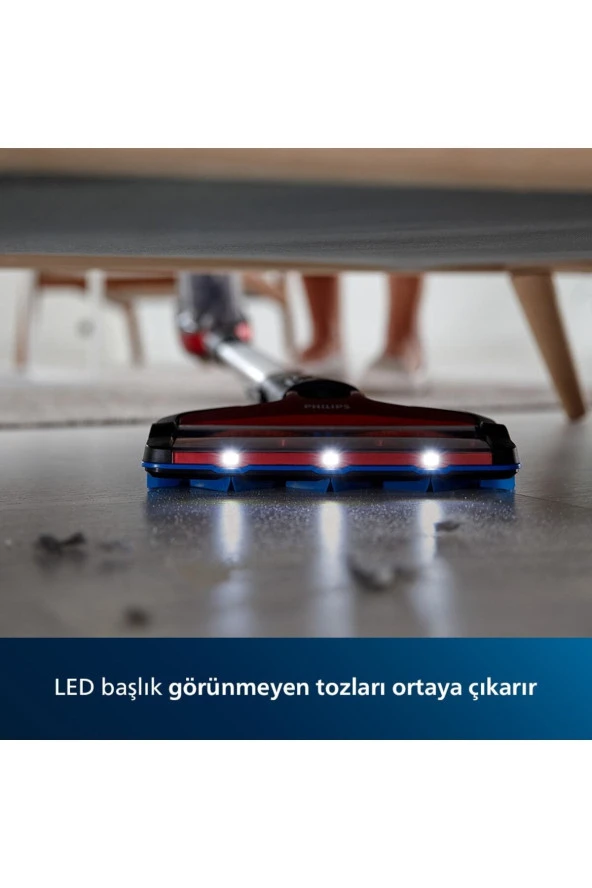 Philips SpeedPro Max Şarjlı Dikey Süpürge XC7043/1 Elektrikli 25.2V - Resim 3