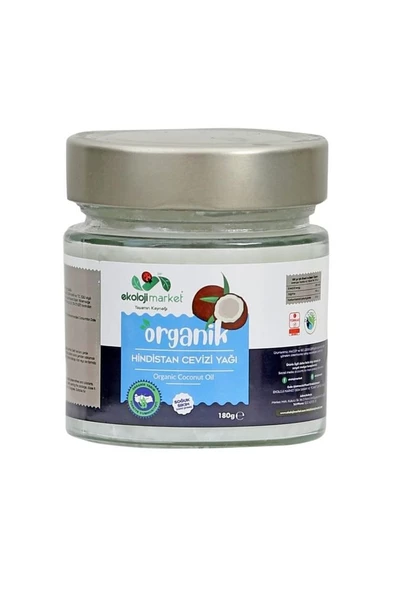 Organik Hindistan Cevizi Yağı 180 Ml -soğuk Sıkım-