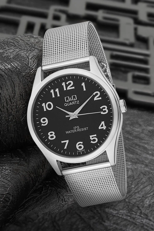 Q&Q Unisex Kol Saati 3G1975 Metal Gümüş