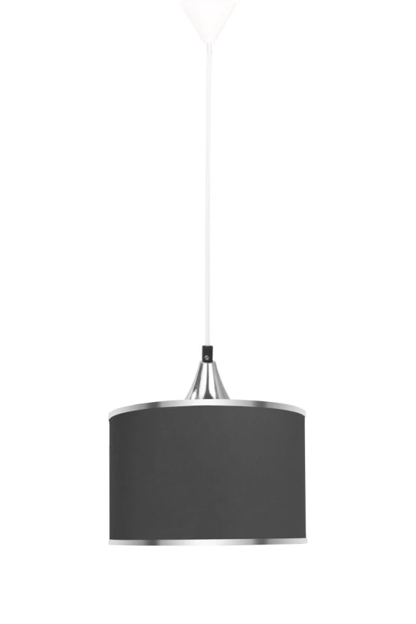 Minimal Lambent One 20x20cm Viscose Kumaş Tekli Sarkıt Avize