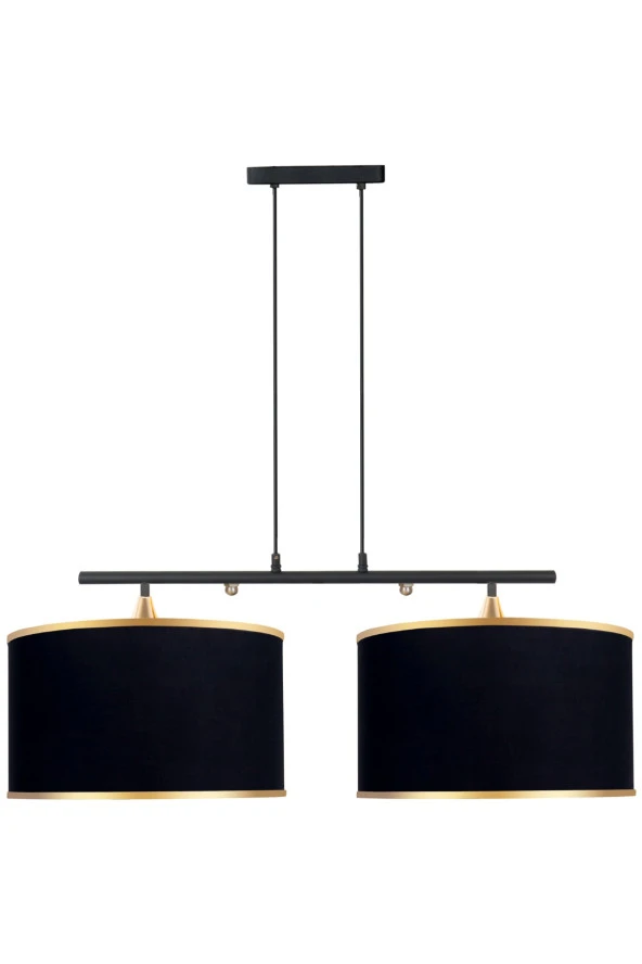 Minimal Lambent Line Mega Plafonyer Kumaş Avize