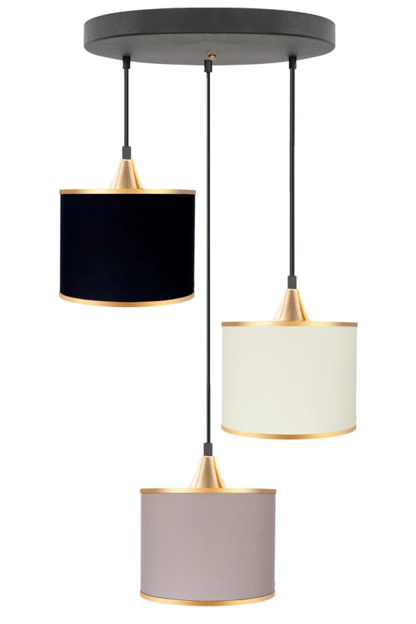 Minimal Lambent Plafonyer Kumaş Avize