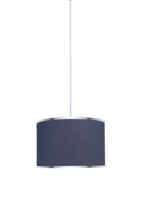 Minimal Viscose 30x30x21 Gri Kumaş Avize
