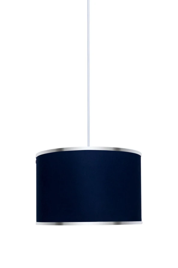 Minimal Viscose 40x40x21 Lacivert Kumaş Avize