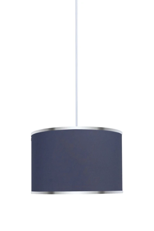 Minimal Viscose 40x40x21 Gri Kumaş Avize