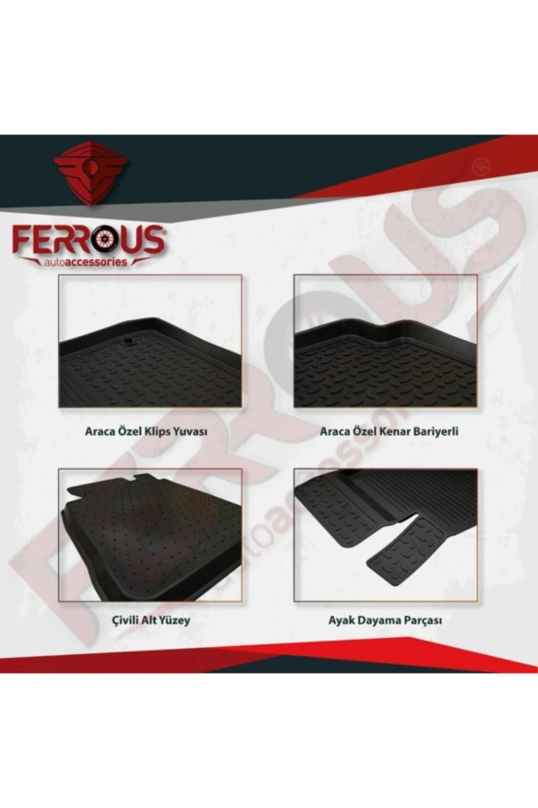 Mercedes C W205 4d Paspas Siyah Verampalı Cepli Bagaj 2015 Ve Üstü - 4