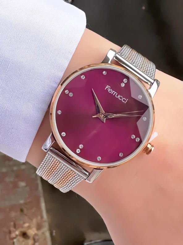 Ferrucci Hasır Kadın Kol Saati
