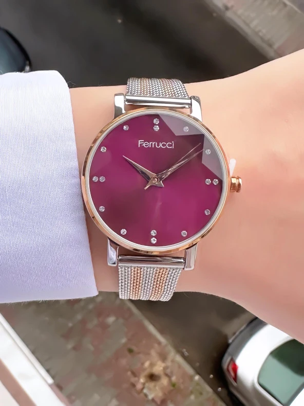 Ferrucci Hasır Kadın Kol Saati - 2