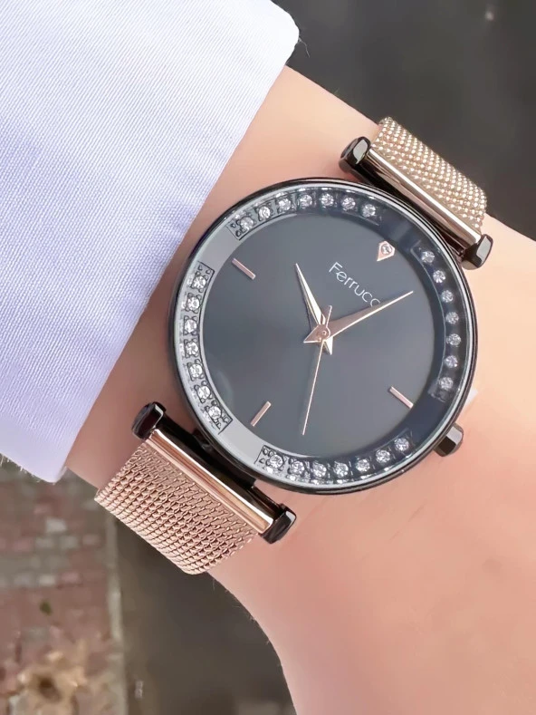 Ferrucci Hasır Kadın Kol Saati