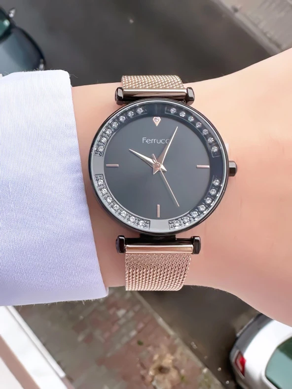 Ferrucci Hasır Kadın Kol Saati - 2