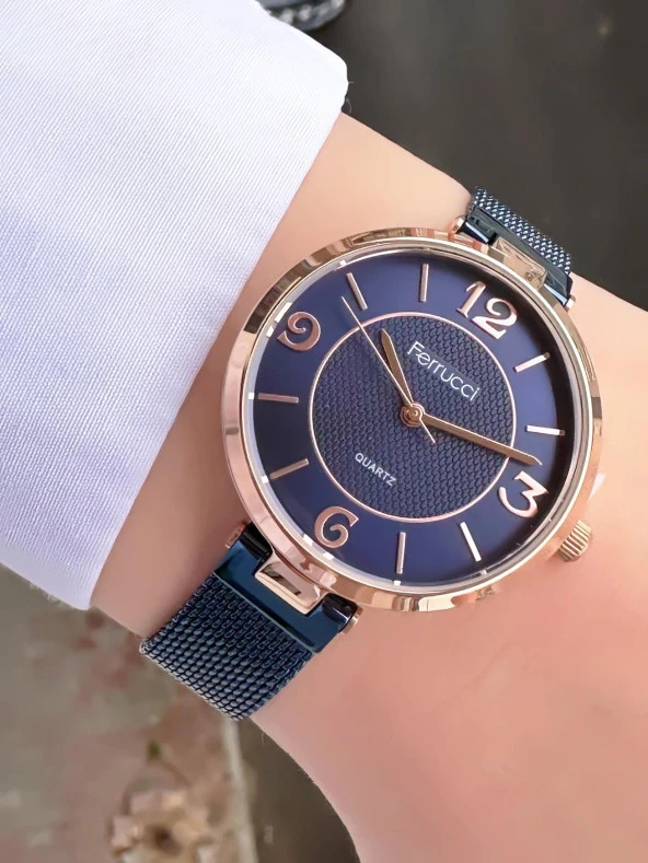 Ferrucci Hasır Kadın Kol Saati