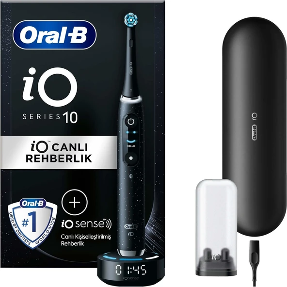 Oral-B iO 10 Şarjlı Diş Fırçası Siyah