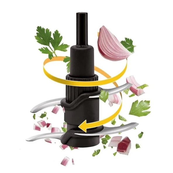 Tefal MasterChop XXL Maxi Beyaz 500 W 4 Bıçaklı Doğrayıcı - 3