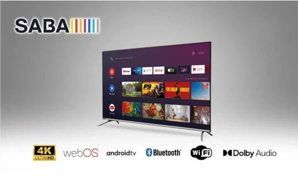 Saba SB43400 Full HD 43" 109 Ekran Uydu Alıcılı webOS Smart LED TV