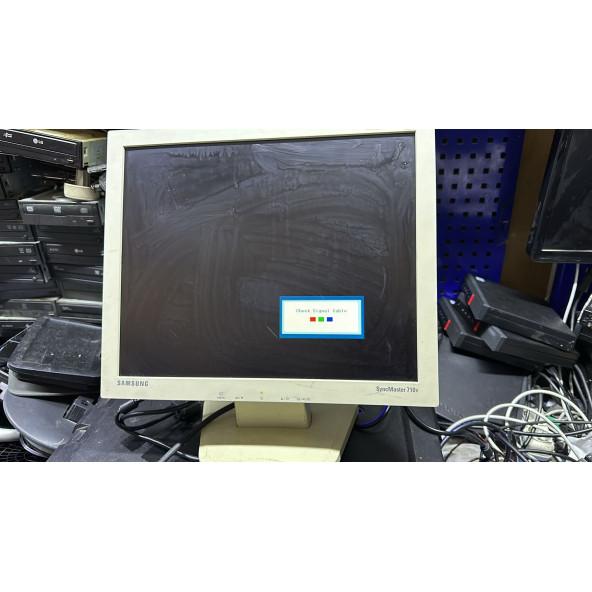 Samsung SyncMaster 710v 17' VGA LCD Monitör BEYAZ 2.EL - 2