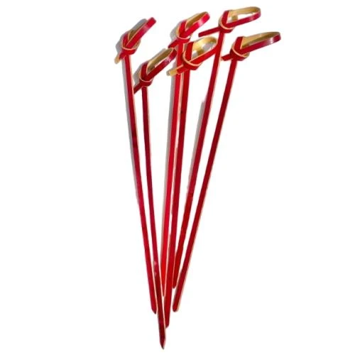 KIRMIZI BAĞLAMALI UZUN SUNUM KÜRDANI ürün görseli