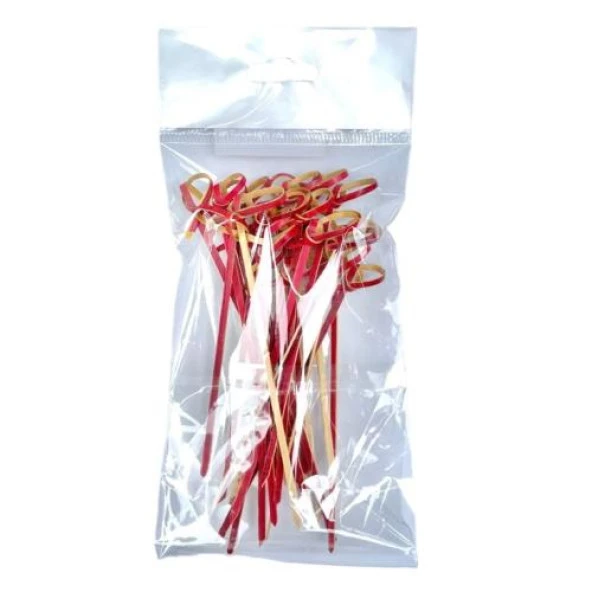 KIRMIZI BAĞLAMALI UZUN SUNUM KÜRDANI - 2