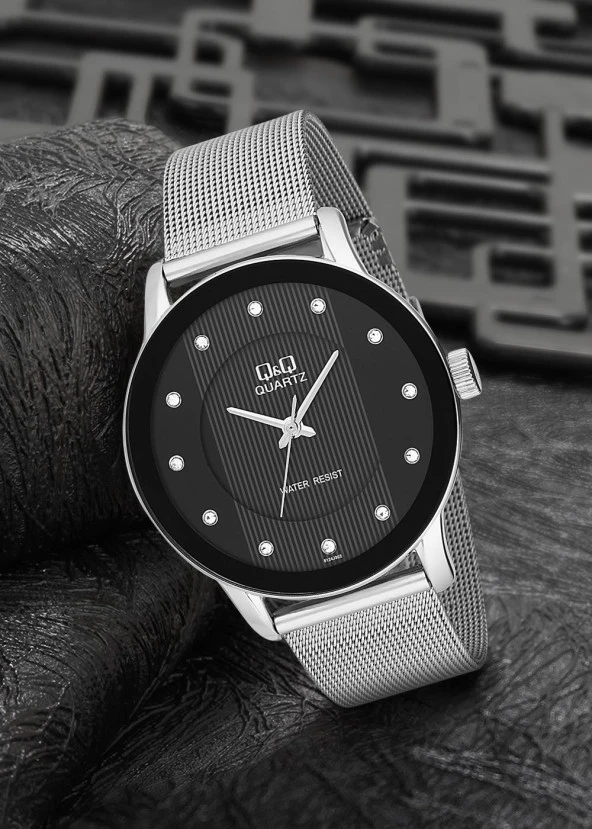 Q&Q Erkek Kol Saati 3G2454 Metal Gümüş