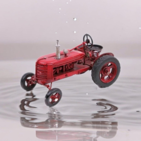 KIRMIZI METAL TRAKTÖR - 5