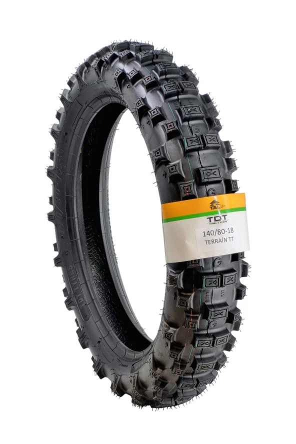 TDT TYRES 140/80-18 TT (TUBETYPE - İÇ LASTİKLİ TİP) ENDURO LASTİK TERRAİN4A