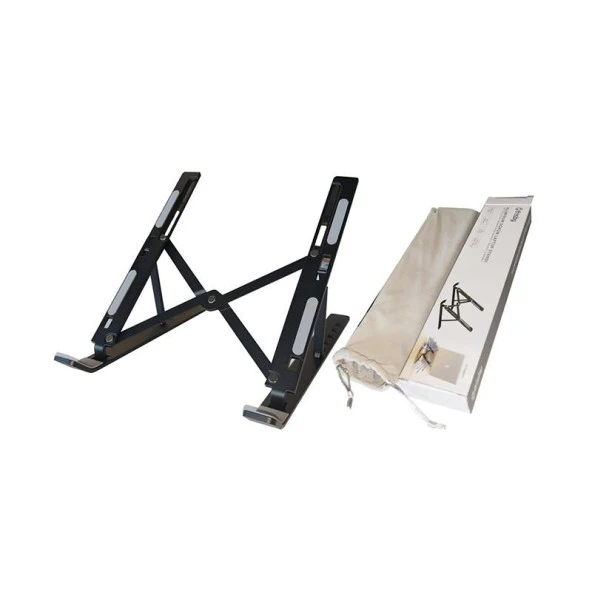 Frisby Taşınabilir Katlanır Alüminyum Notebook Standı Siyah - 4