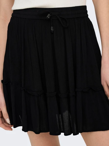 ONLY Bayan Fırfırlı Kısa Etek 15219931 - Resim 6