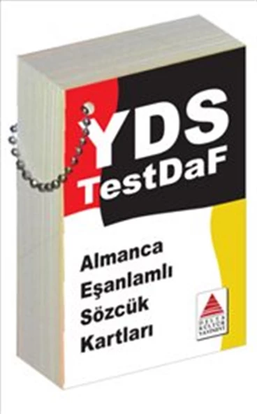 YDS TestDaf Almanca Eşanlamlı Sözcük Kartları - 1