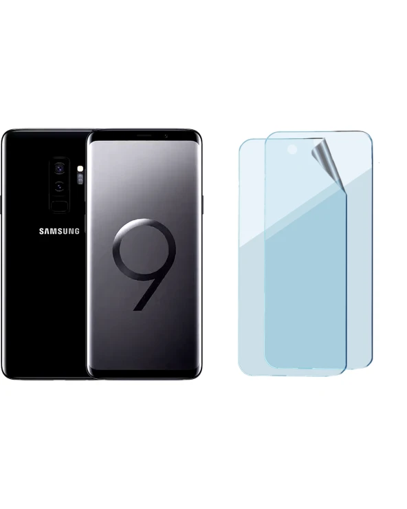 Samsung Galaxy S9 Plus Uyumlu Uv Nano Esnek Kırılmaz Cam Ekran Koruyucu Film 8684609256321