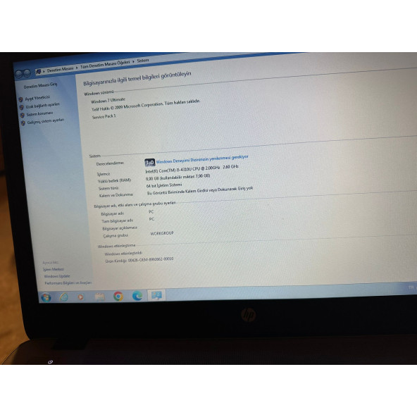 HP EliteBook 840 G1 i5-4300U 8 GB 256 GB SSD 14" Dokunmatik Dizüstü Bilgisayar - 3