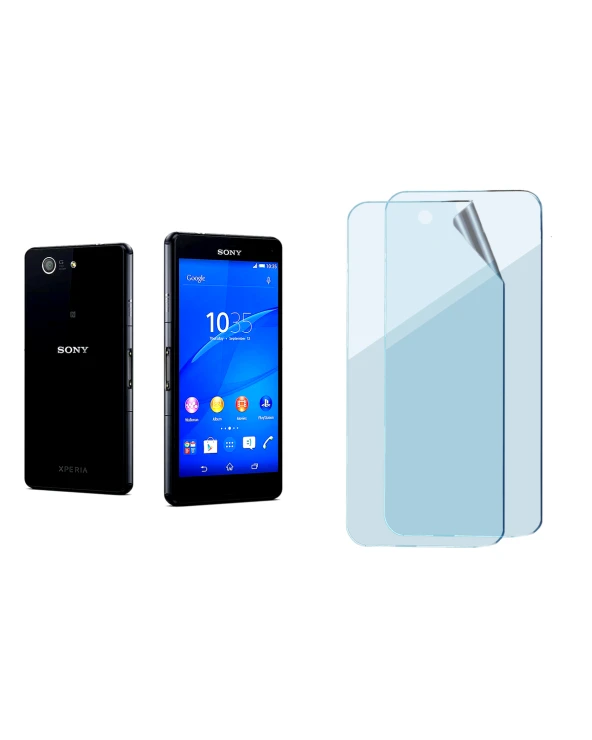 Sony Xperia Z3 Compact Uyumlu Uv Nano Esnek Kırılmaz Cam Ekran Koruyucu Film 8684609246735